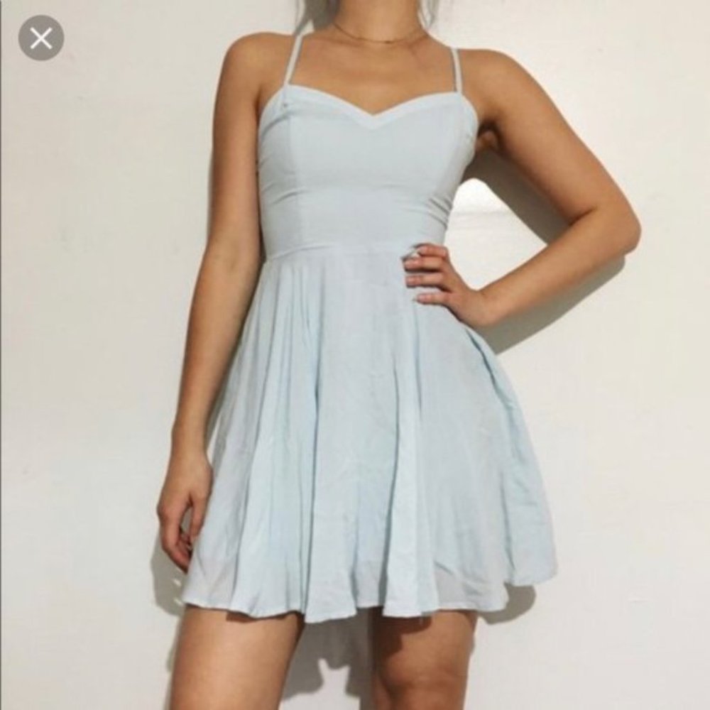 Aritzia Talula Light Blue Dress